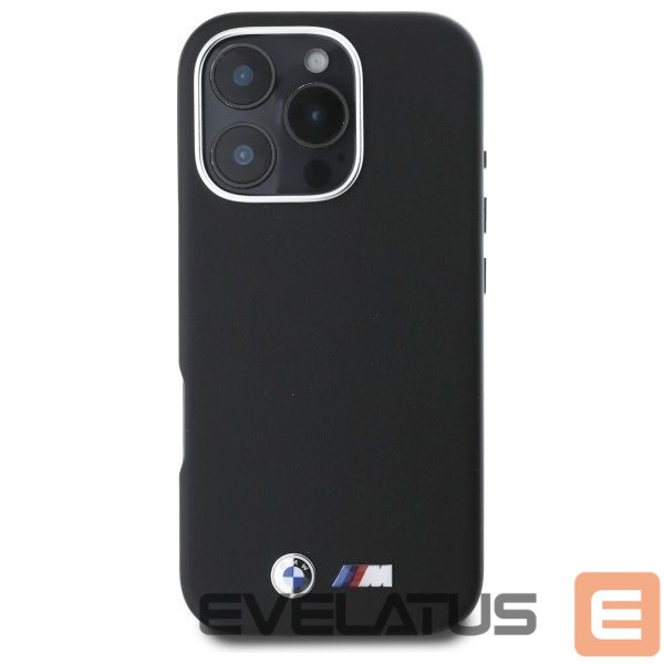Другой аксессуар для телефона BMW BMW M Smooth Full Wrapped Metal MagSafe Case for iPhone 16 Pro Max - Black