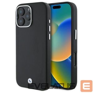 Другой аксессуар для телефона BMW  BMW BMHMP16L23PUFWK iPhone 16 Pro 6.3" black/black hardcase Sign Full Wrapped Metal MagSafe 