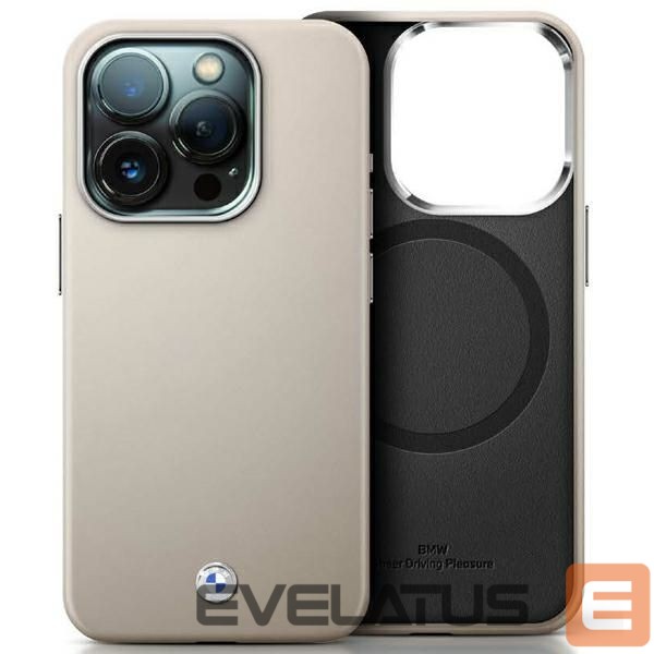 Другой аксессуар для телефона BMW BMW Sign Full Wrapped Metal MagSafe Case for iPhone 16 Pro Max - Gray