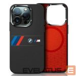 Другой аксессуар для телефона BMW  BMW Silicone Middle Stripe MagSafe Case for iPhone 16 Pro Max - Black 