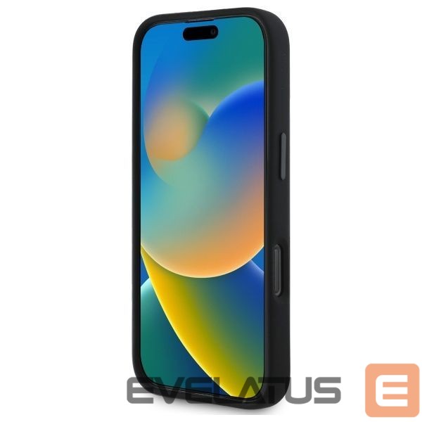 Другой аксессуар для телефона BMW BMW BMHMP16X23SHEB iPhone 16 Pro Max 6.9" black/black hardcase Silicone Hexagon Blue Line MagSafe
