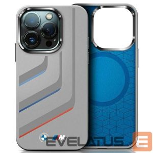 Другой аксессуар для телефона BMW  BMW BMHMP16X23SLIG iPhone 16 Pro Max 6.9" gray/gray hardcase Silicone Turning Lines MagSafe 