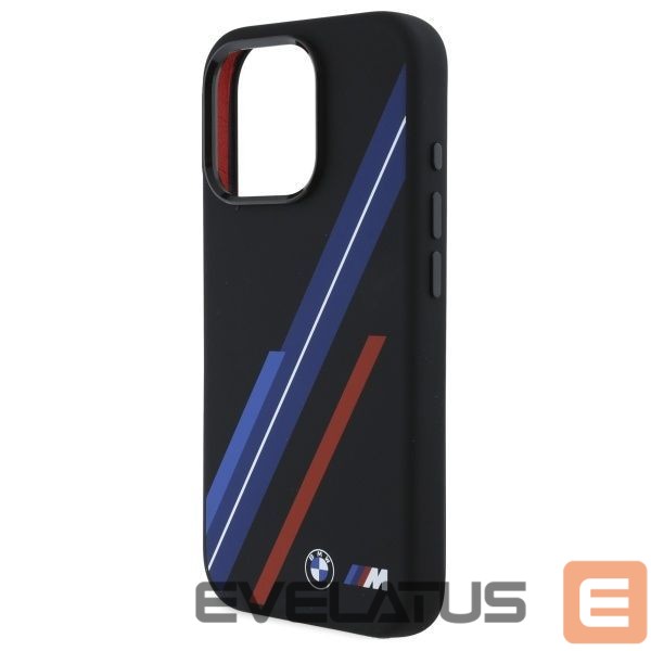 Другой аксессуар для телефона BMW BMW Silicone Random Lines MagSafe Case for iPhone 16 Pro Max - Black