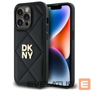 Другой аксессуар для телефона DKNY  DKNY Quilted Stack Logo iPhone 14 Pro Case - Black 