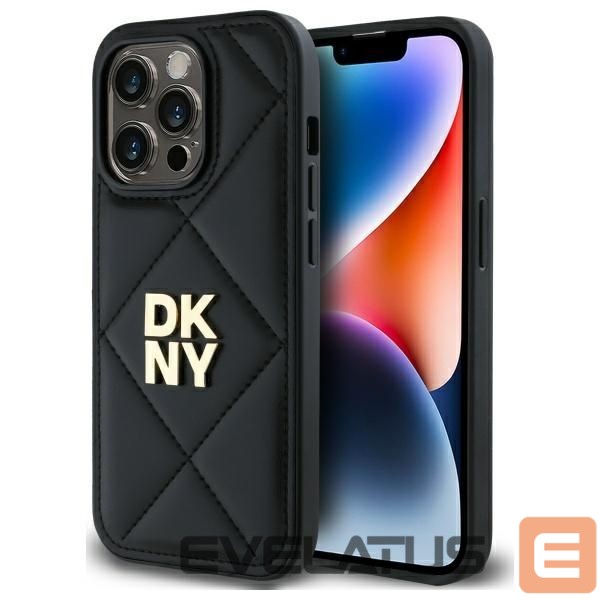 Другой аксессуар для телефона DKNY DKNY Quilted Stack Logo iPhone 14 Pro Max Case - Black