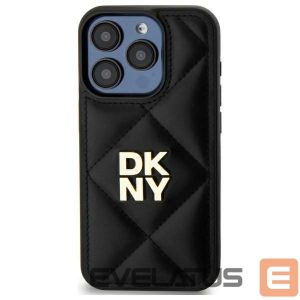Другой аксессуар для телефона DKNY  DKNY Quilted Stack Logo iPhone 15 Case - Black 