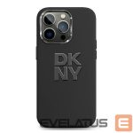 Другой аксессуар для телефона DKNY  DKNY Liquid Silicone Metal Logo iPhone 16 Case - Black 