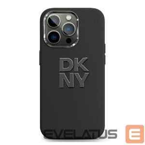 Другой аксессуар для телефона DKNY  DKNY Liquid Silicone Metal Logo iPhone 16 Case - Black 