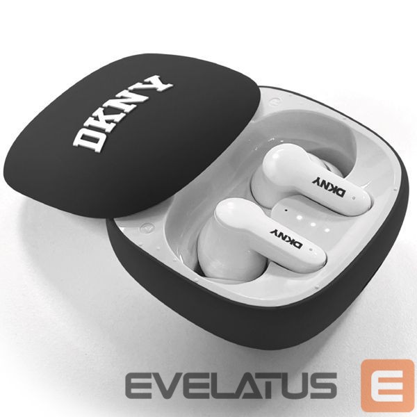 Другой аксессуар для телефона DKNY DKNY TWS BT 3D Rubber Matte Finish Bluetooth Headphones - Black