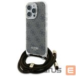 Другой аксессуар для телефона Guess  Guess Crossbody Cord 4G Print Case for iPhone 16 Pro - Brown 