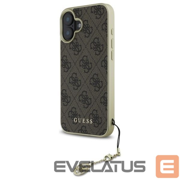 Другой аксессуар для телефона Guess Guess 4G Charms Collection iPhone 16 Plus Case - Brown