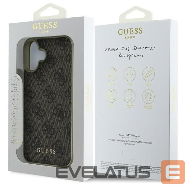 Другой аксессуар для телефона Guess Guess 4G Charms Collection iPhone 16 Plus Case - Brown