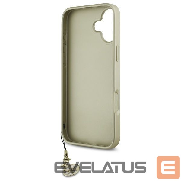 Другой аксессуар для телефона Guess Guess 4G Charms Collection case for iPhone 16 - brown