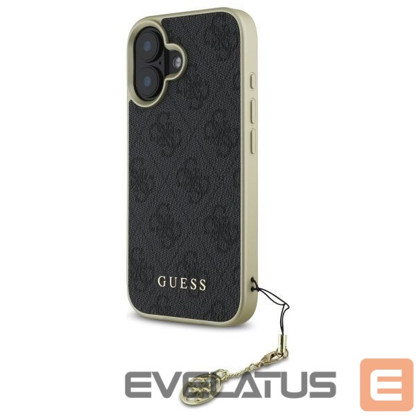 Другой аксессуар для телефона Guess Guess 4G Charms Collection case for iPhone 16 - black