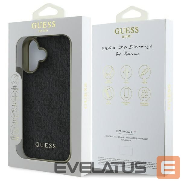 Другой аксессуар для телефона Guess Guess 4G Charms Collection case for iPhone 16 - black