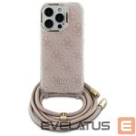 Другой аксессуар для телефона Guess  Guess Crossbody Cord 4G Print iPhone 16 Case - Pink 