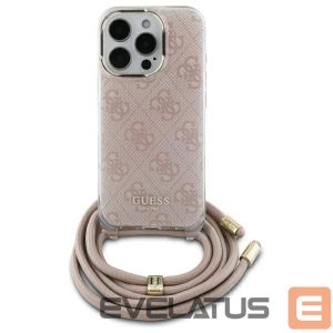 Другой аксессуар для телефона Guess  Guess Crossbody Cord 4G Print iPhone 16 Case - Pink 