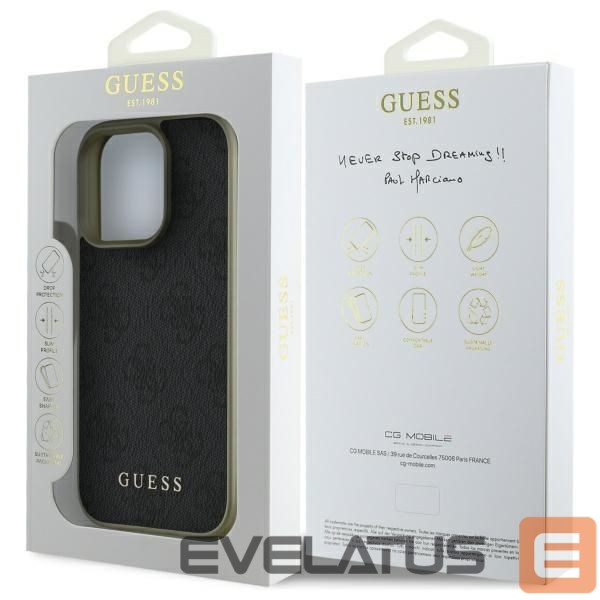 Другой аксессуар для телефона Guess Guess 4G Charms Collection case for iPhone 16 Pro Max - black