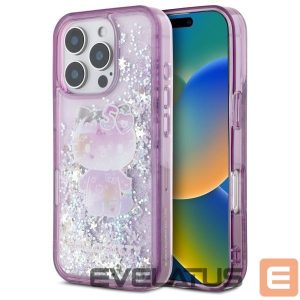 Другой аксессуар для телефона Hello Kitty  Hello Kitty Liquid Glitter 50TH Anniversary Party iPhone 16 Pro Max Case - Purple 