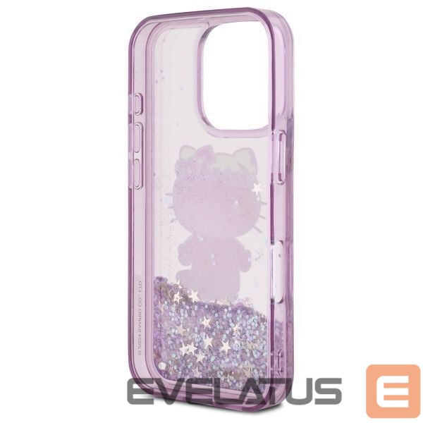 Другой аксессуар для телефона Hello Kitty Hello Kitty Liquid Glitter 50TH Anniversary Party iPhone 16 Pro Max Case - Purple