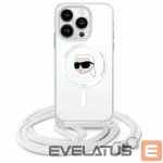 Другой аксессуар для телефона Karl Lagerfeld  Karl Lagerfeld Crossbody IML Karl Head Magsafe Case for iPhone 16 Pro - Clear 