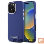Другой аксессуар для телефона Karl Lagerfeld  Karl Lagerfeld FW Metal Plate MagSafe iPhone 16 Pro Max Case - Blue 