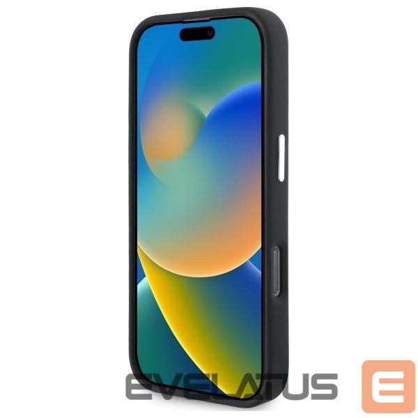 Другой аксессуар для телефона Mercedes-Benz Mercedes Silicone Vertical Tonal Stripes MagSafe Case for iPhone 16 Pro Max - Black