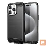 Чехол на заднюю панель Hurtel  Carbon Case for iPhone 16 Pro Max Silicone Case - Black 