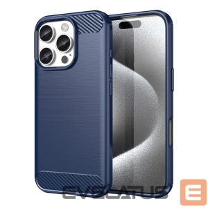 Чехол на заднюю панель Hurtel  Carbon Case for iPhone 16 Pro - Blue 