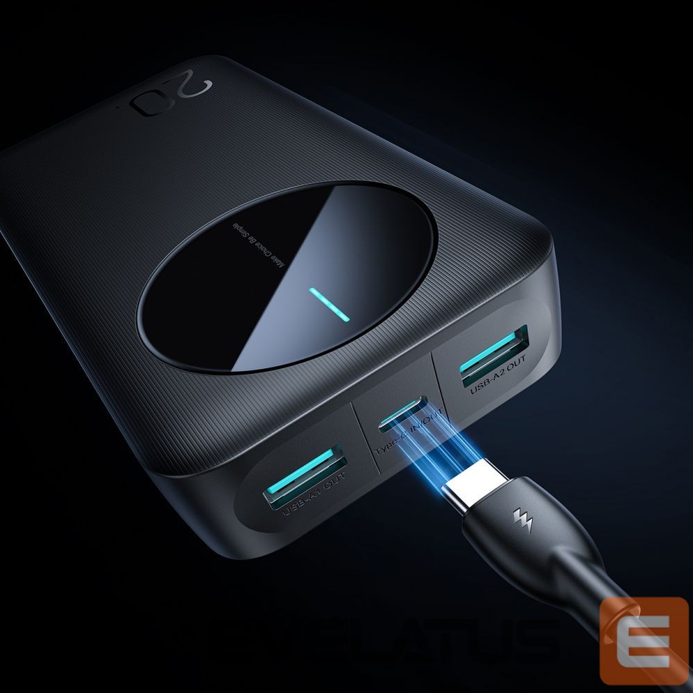 Внешний аккумулятор Joyroom Powerbank Joyroom JR-PBF14 20000mAh 2.4A 2x USB-A 1x USB-C - black