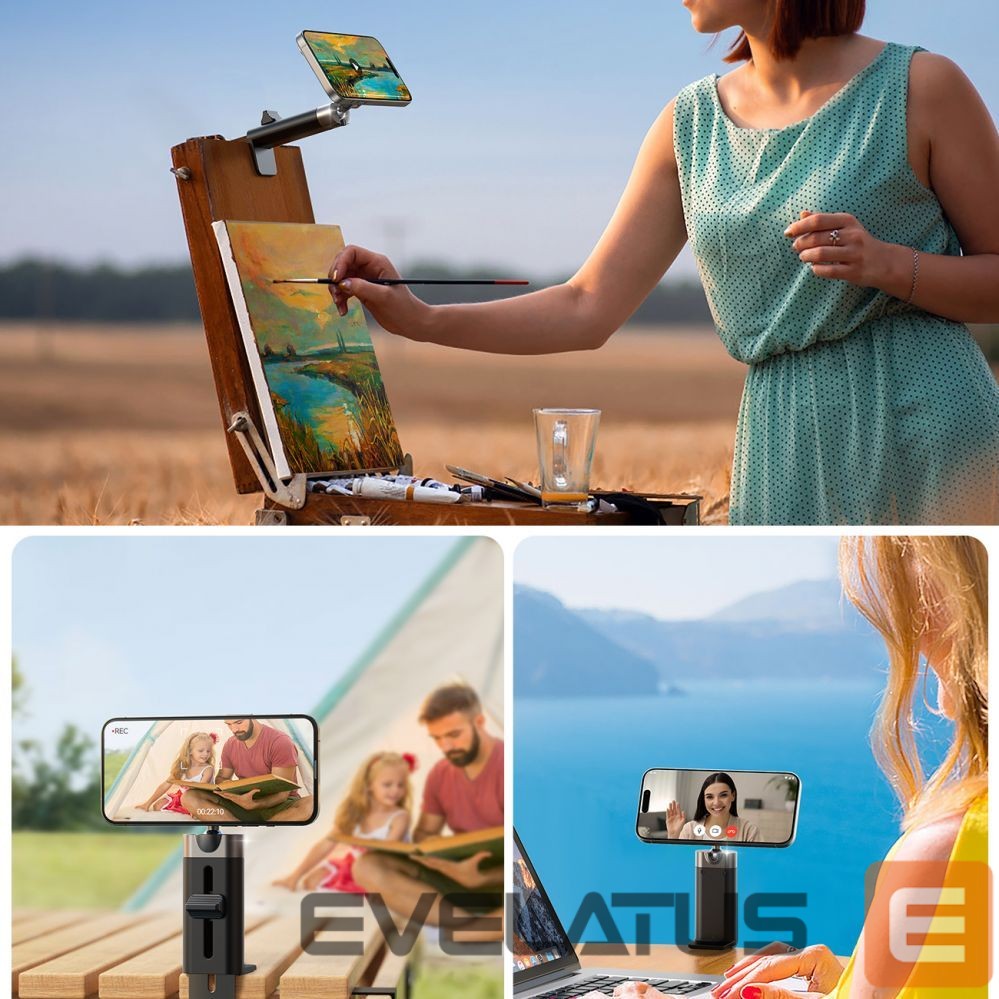 Авто держатель Joyroom Joyroom JR-ZS413 magnetic travel stand for 4.7-7.0" phone - black