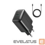 Адаптер Joyroom  Joyroom JR-TCF23 network charger USB-C 25W SFC / PPS / PD - black + USB-C / USB-C cable 1m 