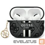 Другой аксессуар для телефона Guess  Guess GUA2P4RPSK AirPods 1/2 cover black/black 4G Printed Stripes Charm 
