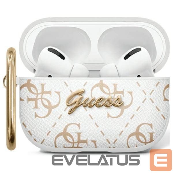 Другой аксессуар для телефона Guess Guess GUA3PG4GPH AirPods 3 cover white/white 4G Hook