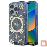 Другой аксессуар для телефона Guess  Guess GUHMP16XH4PYEEB iPhone 16 Pro Max 6.9" blue/blue hardcase IML Peony On 4G Background MagSafe 