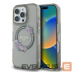 Другой аксессуар для телефона Guess  Guess GUHMP16XHFWFCK iPhone 16 Pro Max 6.9" black/black hardcase IML Flowers Wreath MagSafe 