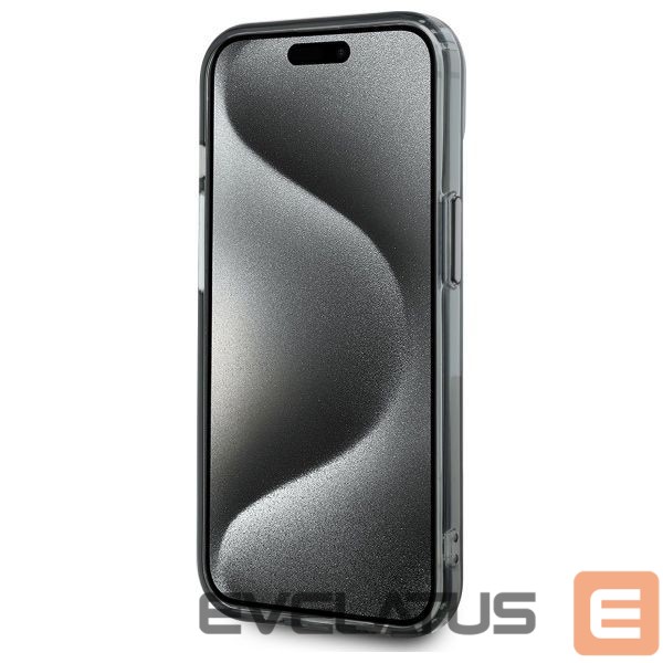 Другой аксессуар для телефона Karl Lagerfeld Karl Lagerfeld KLHMP15SHLSKCK iPhone 15 6.1" black/black hardcase IML Metal Karl&Choupette Head MagSafe