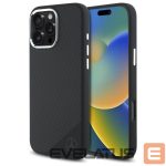 Другой аксессуар для телефона Mercedes-Benz  Mercedes MEHMP16L23SUGDK iPhone 16 Pro 6.3" black/black hardcase Silicone Tonal Logo Wood Pattern MagSafe 