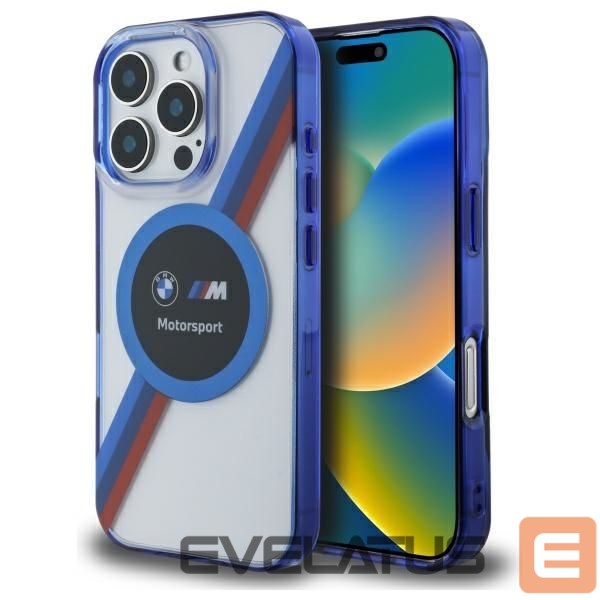 Другой аксессуар для телефона BMW BMW BMHMP16X23HTPUT iPhone 16 Pro Max 6.9" transparent hardcase Motosport IML Circle MagSafe