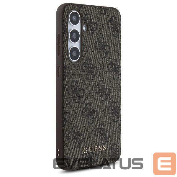 Другой аксессуар для телефона Guess Guess GUHCS24FEG4GFBR S24 FE S721 brown/brown hardcase 4G Metal Gold Logo