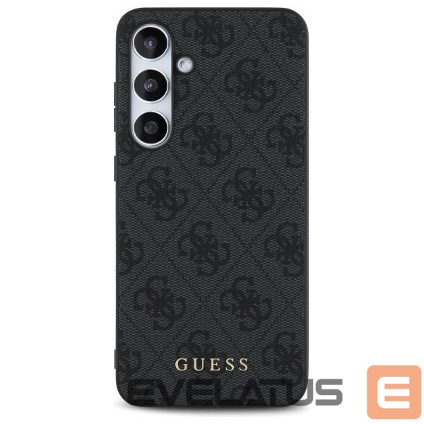 Другой аксессуар для телефона Guess Guess GUHCS24FEG4GFGR S24 FE S721 gray/gray hardcase 4G Metal Gold Logo