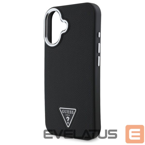 Другой аксессуар для телефона Guess Guess GUHMP16MPGTSPSK iPhone 16 Plus 6.7" black/black hardcase Grained Triangle MagSafe