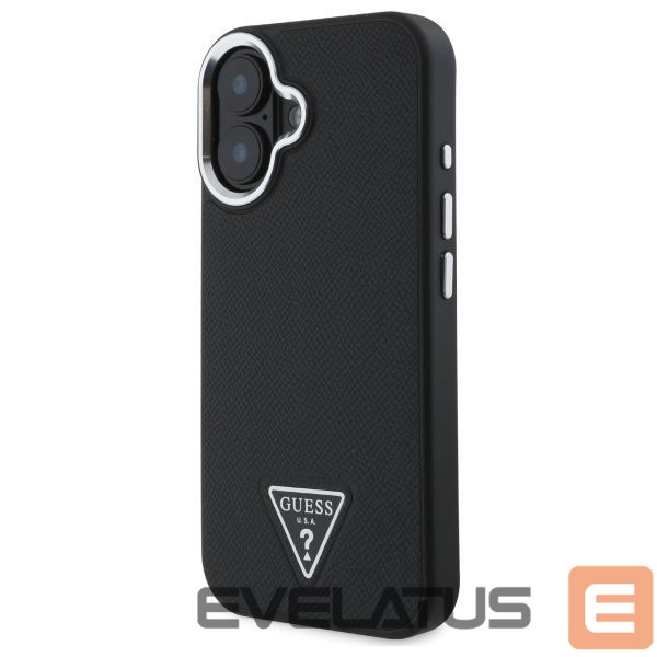 Другой аксессуар для телефона Guess Guess GUHMP16MPGTSPSK iPhone 16 Plus 6.7" black/black hardcase Grained Triangle MagSafe