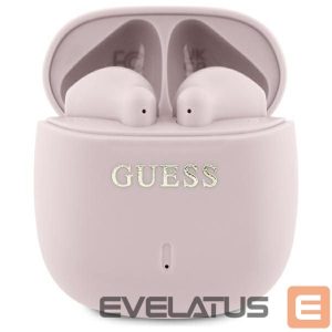 Другой аксессуар для телефона Guess  Guess Bluetooth headphones GUTWSJ14ESGP TWS + docking station pink/pink Printed Classic Logo 