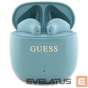 Другой аксессуар для телефона Guess  Guess Bluetooth headphones GUTWSJ14ESGQ TWS + docking station turquoise/turquoise Printed Classic Logo 