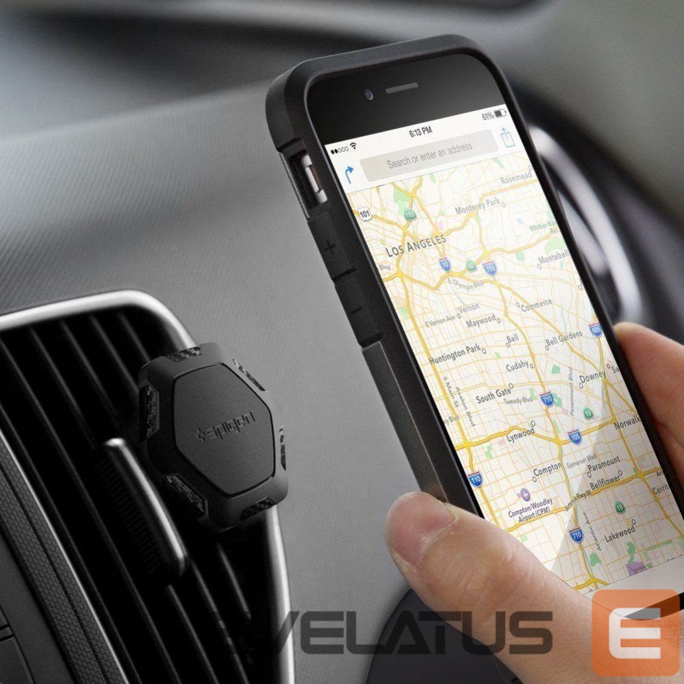 Чехол на заднюю панель Spigen Spigen QS11 Magnetic Car Air Vent Phone Holder - Black