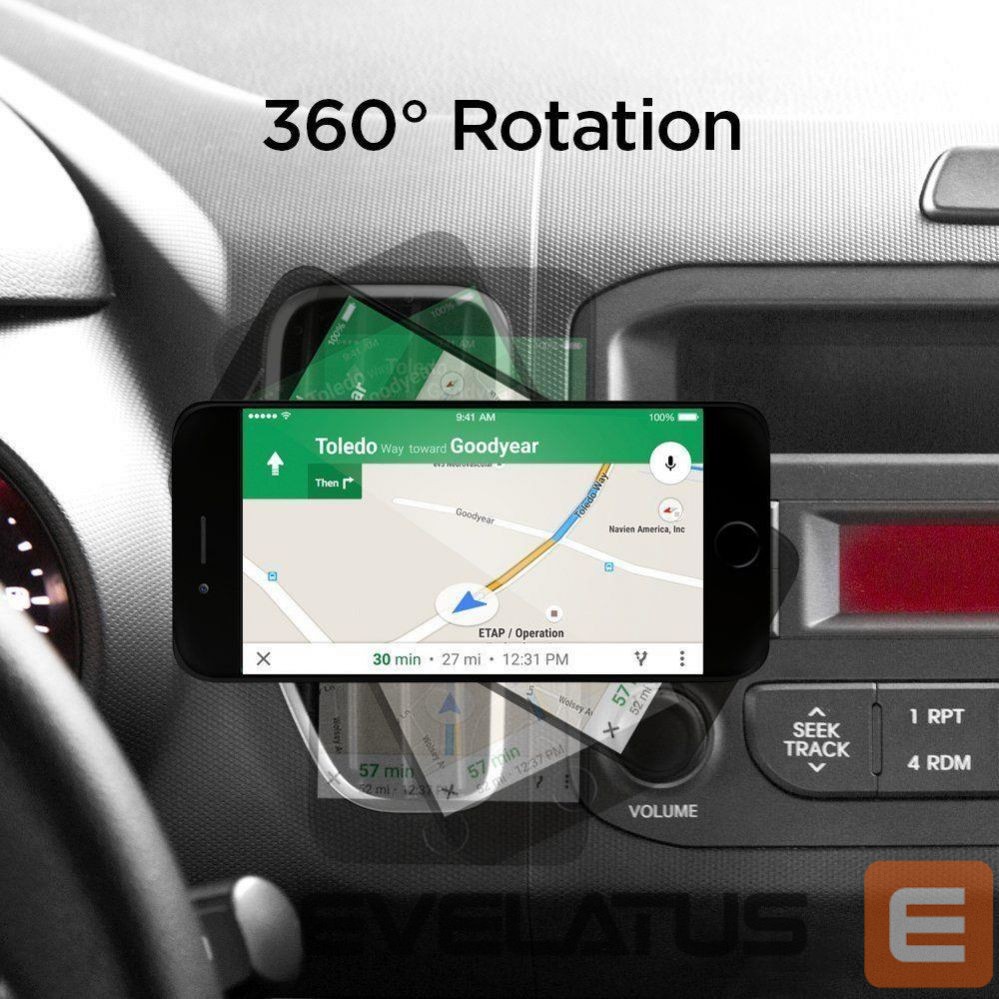 Чехол на заднюю панель Spigen Spigen QS11 Magnetic Car Air Vent Phone Holder - Black