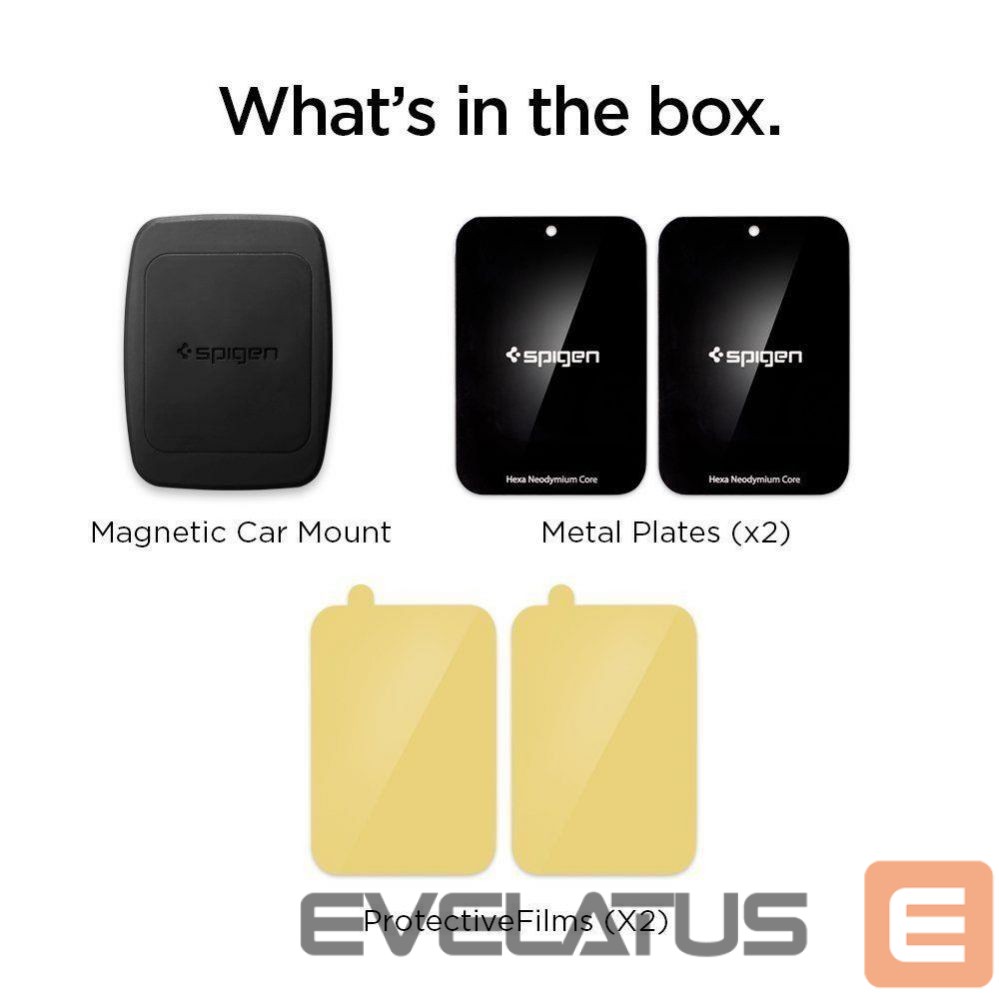 Авто держатель Spigen Spigen H12 phone holder for car air vent magnetic - black