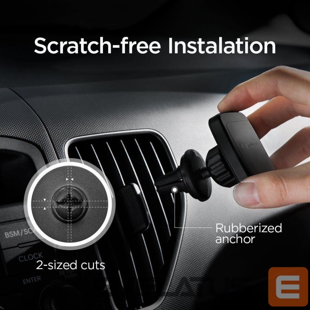 Авто держатель Spigen Spigen H12 phone holder for car air vent magnetic - black