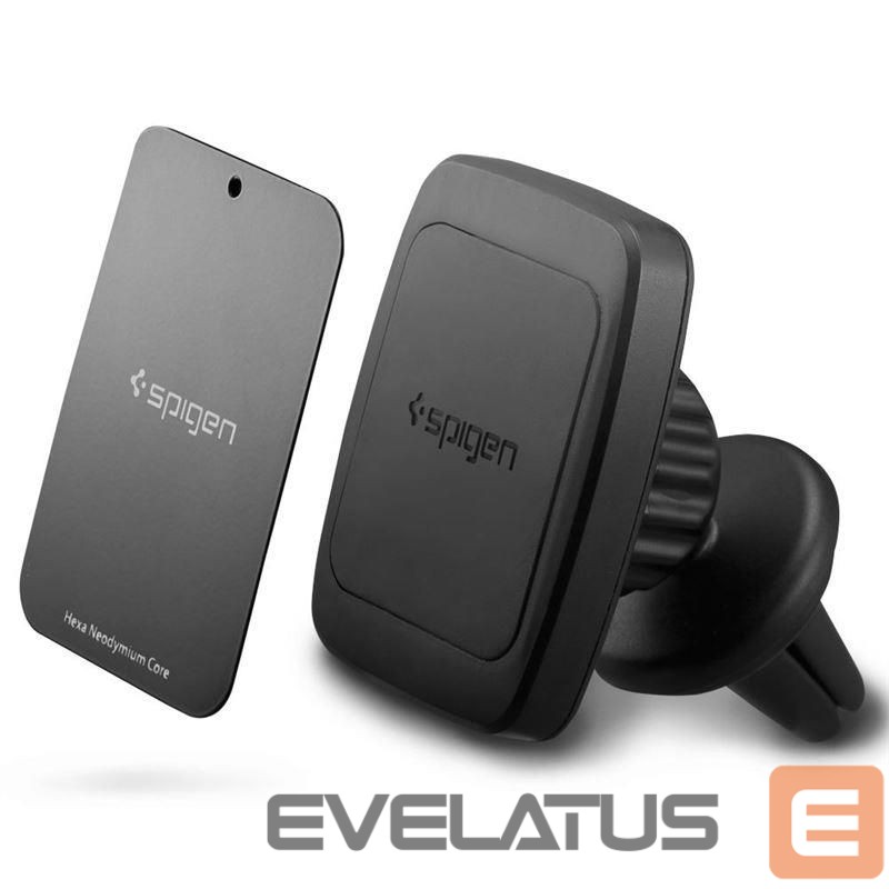 Авто держатель Spigen Spigen H12 phone holder for car air vent magnetic - black